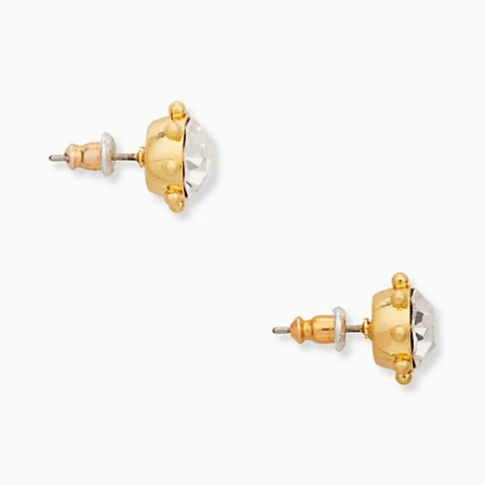 NEW Kate Spade Flying Colors Bezel Stud Earrings - Picture 3 of 7